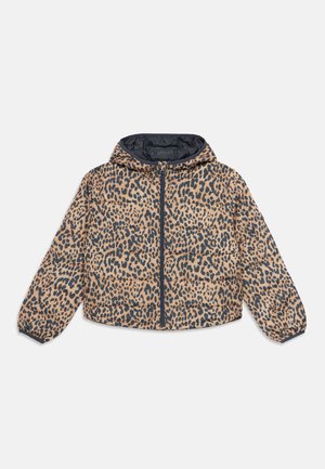 LOGO PUFFER GIRLS - Light jacket - beige/black