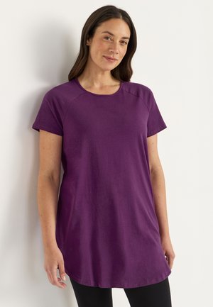 Cellbes of Sweden ALEX BIG - T-Shirt print - plum  black