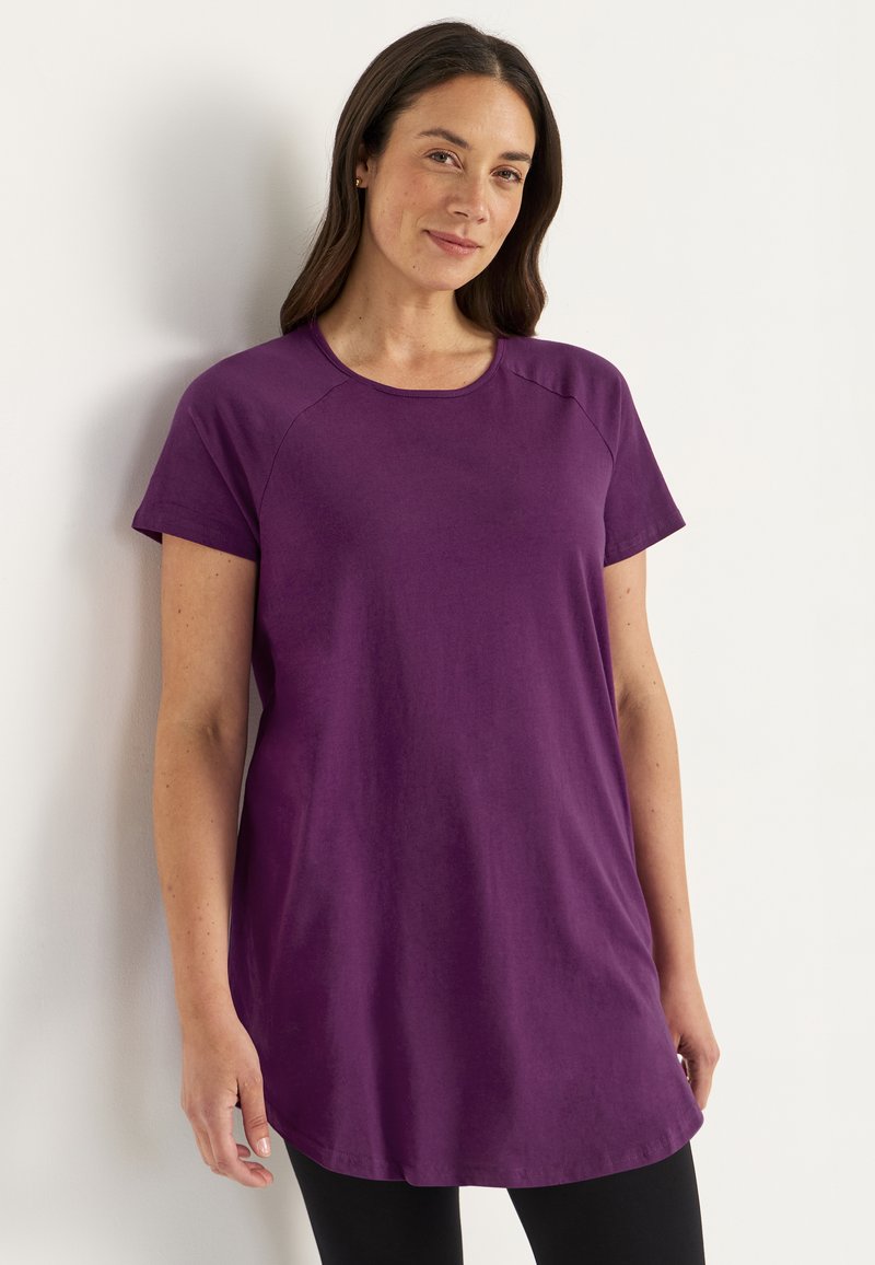 Cellbes of Sweden ALEX BIG - T-shirt med print - plum  black