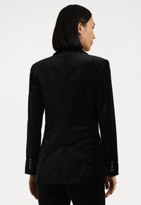 Lauren Ralph Lauren Petite STRETCH VELVET BLAZER - Blazer - black