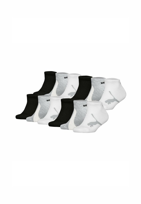 12 PACK - Socks - schwarz weiß grau