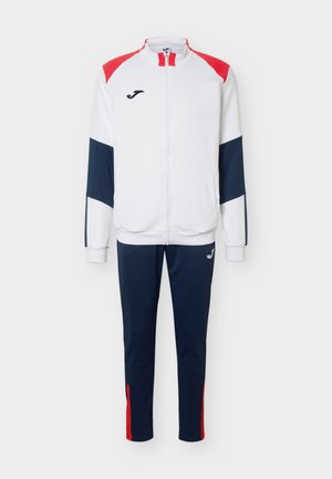 Joma, DANUBIO TRACKSUIT - Survêtement - white/dark navy