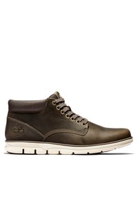 Timberland BRADSTREET CHUKKA - Sapatos casuais com atacadores - olive full grain