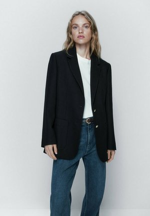 WITH GOLDEN BUTTONS - Blazer - dark blue