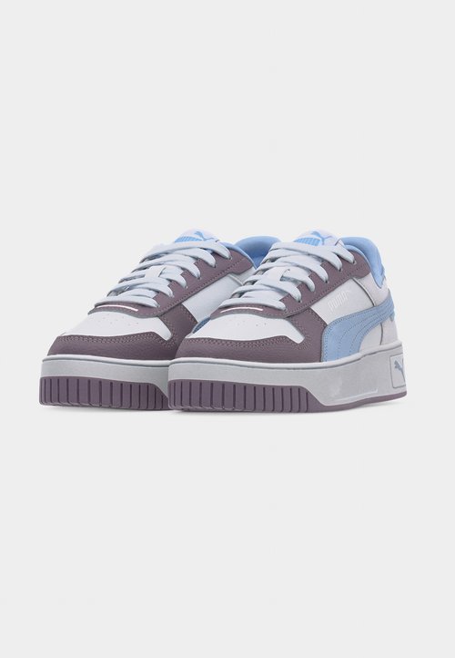 PUMA CARINA STREET JR UNISEX - Trainers - white/haute tropic/plum jam — foto 3