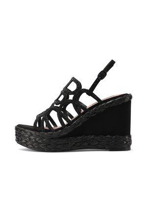 Sandali con tacco - nero
