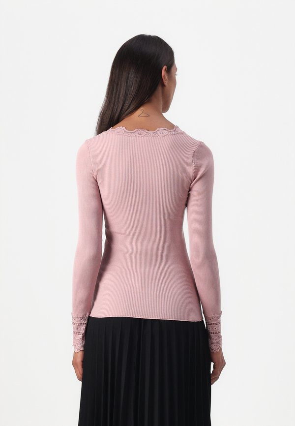 BENITA O NECK - Long sleeved top - woodrose2