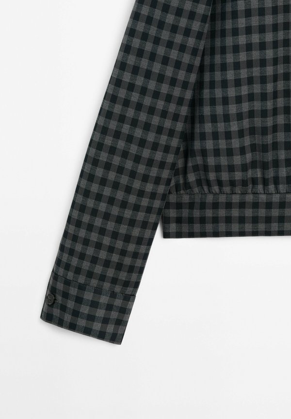 CHECK WITH ELASTIC DETAIL - Summer jacket4