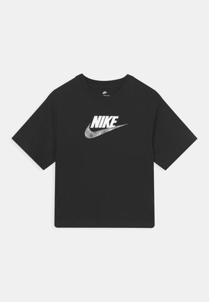 TEE BOXY - Triko s potiskem - black