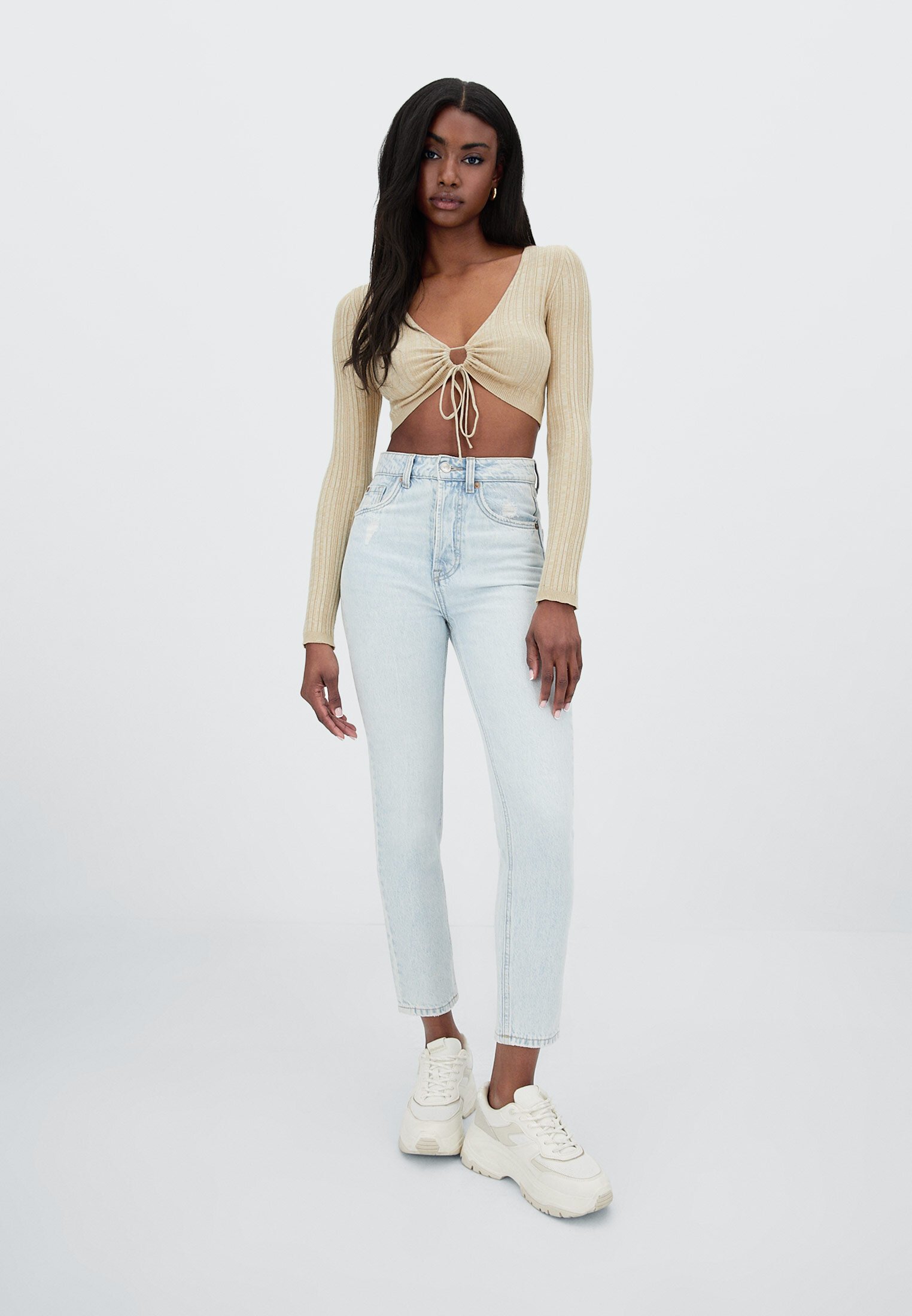 Stradivarius MOM - Slim fit jeans 