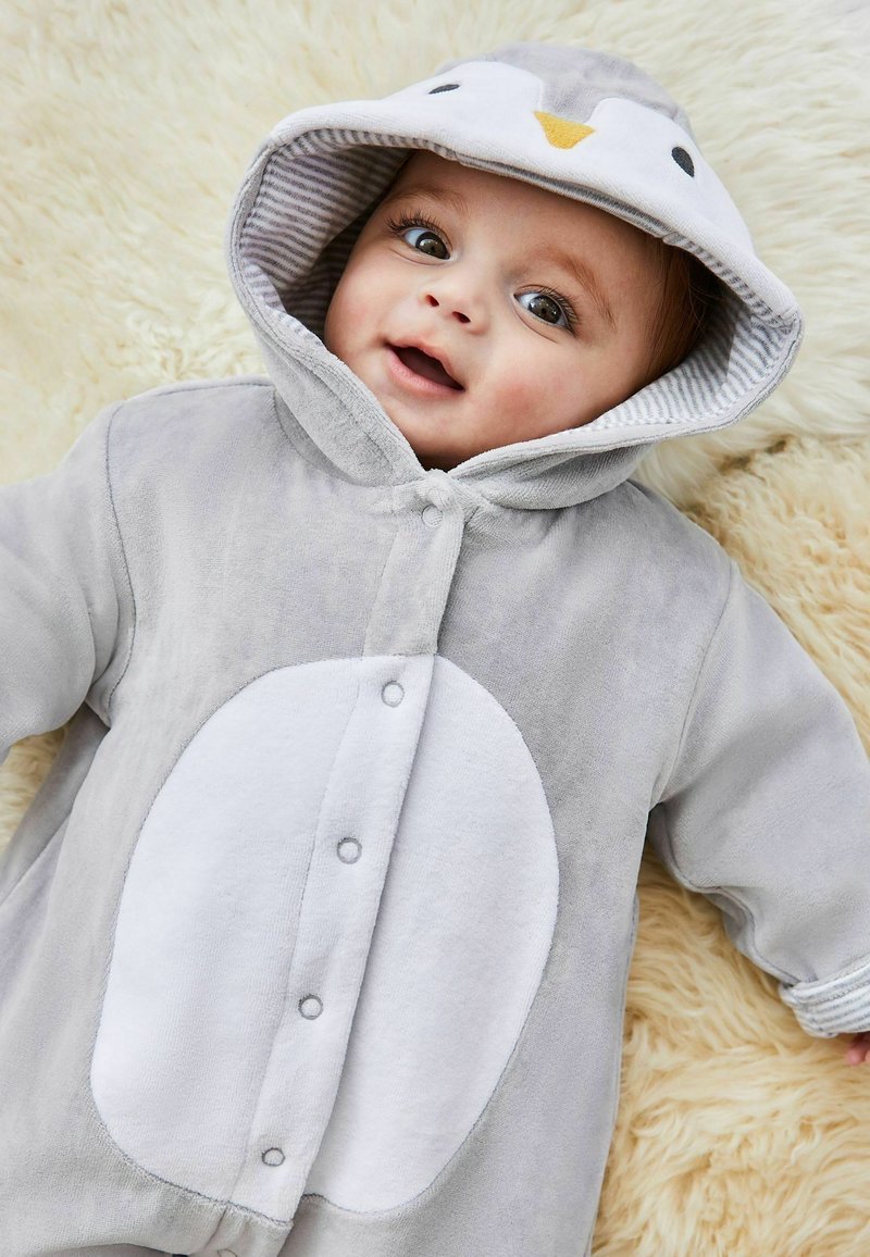 JoJo Maman Bébé PENGUIN - REGULAR FIT - Jumpsuit - grey