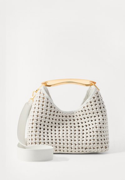 Elleme BOOMERANG WOVEN - Geantă de mână - white