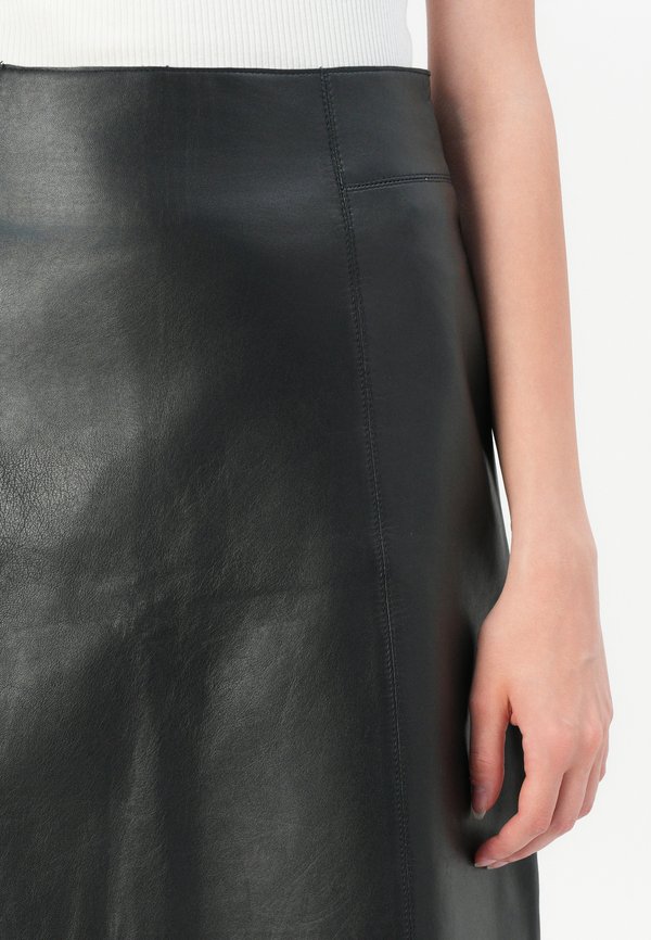 SLFNEW SKIRT - Leather skirt2