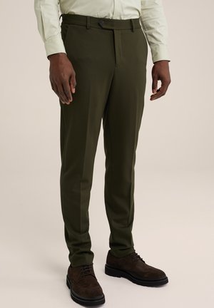 Pantalón de traje - grün