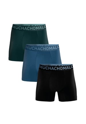 MUCHACHOMALO 3-PACK SOLID - Boxerbriefs - black blue green