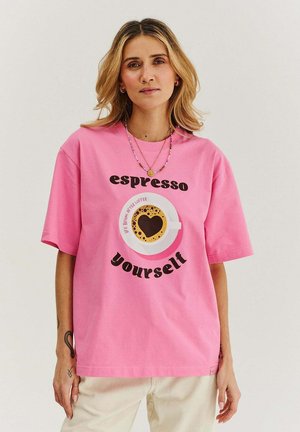 ESPRESSO YOURSELF - Tričko s potlačou - pink