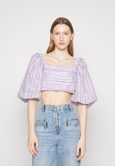 sandro BLONVILLA - T-shirt imprimé - lilas/noir