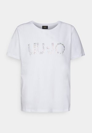 T-shirt con stampa - bianco ottico