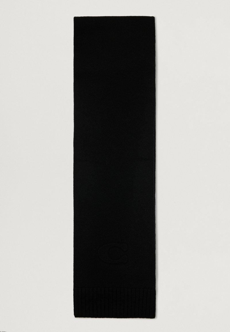COACH EMBOSSED MUFFLER UNISEX - Schal - black/schwarz - Zalando
