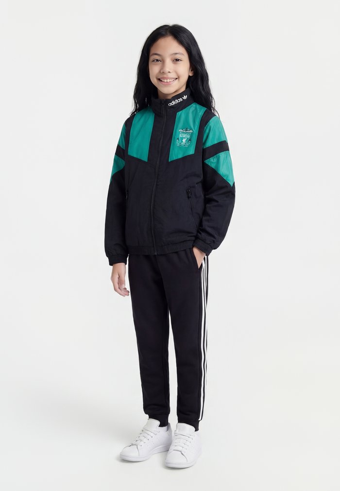 adidas LIVERPOOL FC KIDS UNISEX - Chaqueta de entrenamiento - black/equipment green