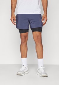 adidas Performance GYM 2-IN-1 - Pantalón corto de deporte - shadow navy