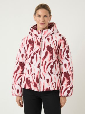 YAS YASMYRANO HOOD PADDED JACKET - Zimná bunda - strawberry cream