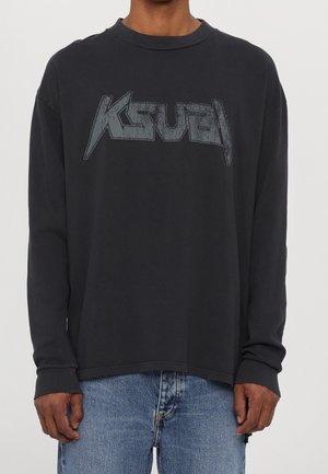 Langærmet T-shirt - black