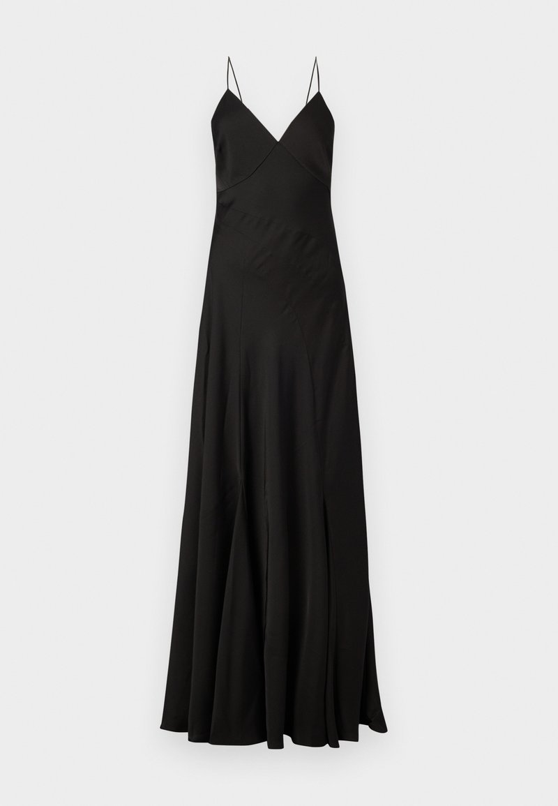 chinese dress ladies AllSaints Womens LILI Maxi Dress Black 0 at Amazon Women's Clothing store
