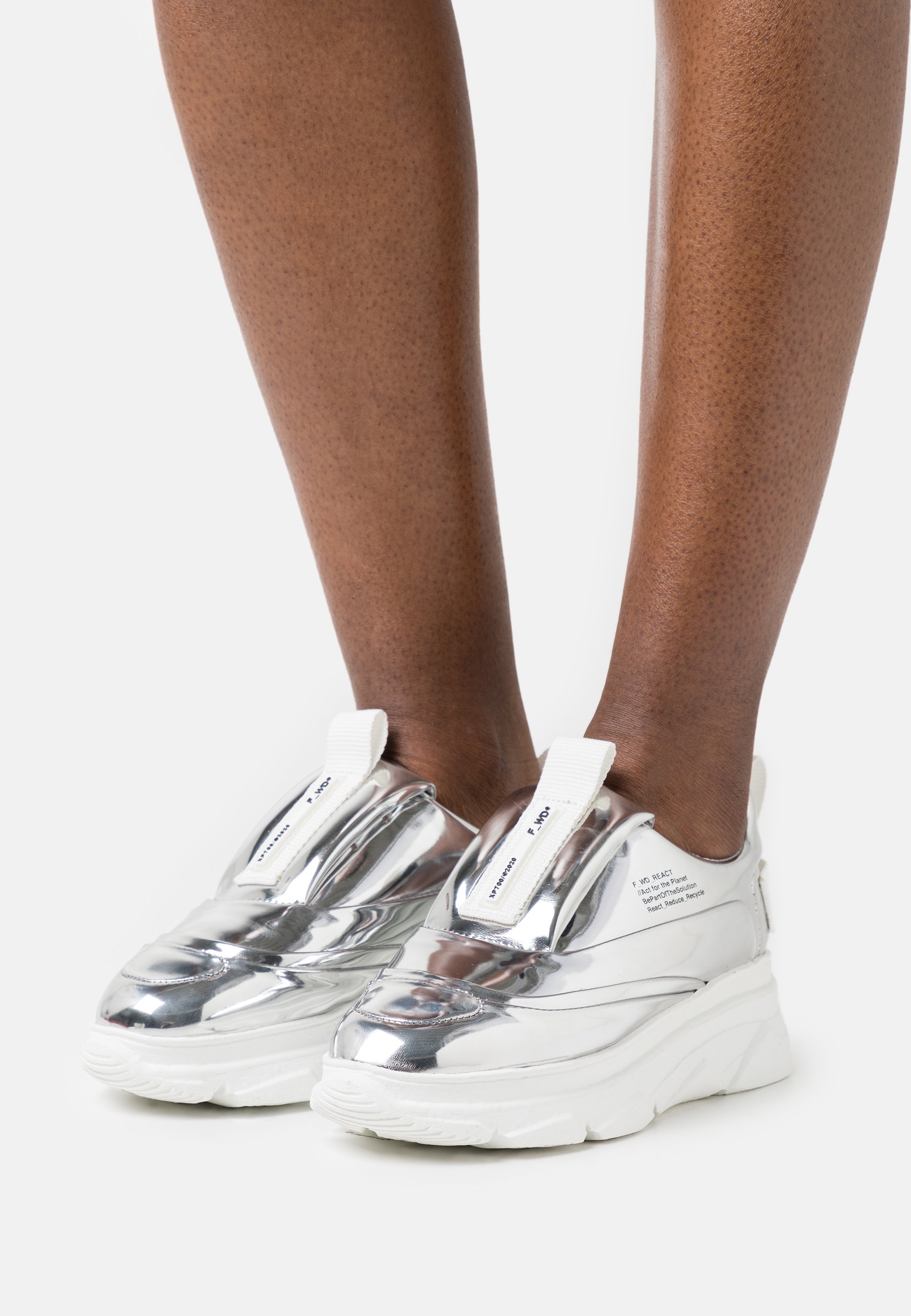 F_WD Sneakers laag - silver/zilverkleurig - Zalando.nl