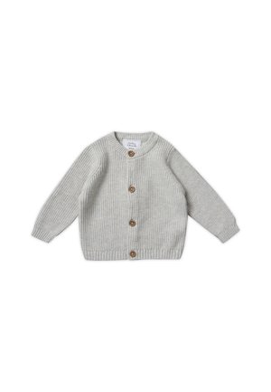 STRICKJACKE FEIN - Vest - light grey