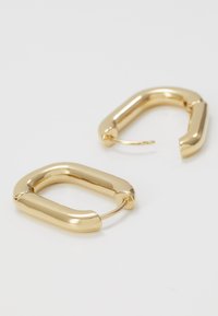 Orelia CHUNKY OVAL HOOP - Fülbevalók - pale gold-coloured