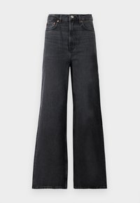 REBECCA - Wide leg - black blizzard