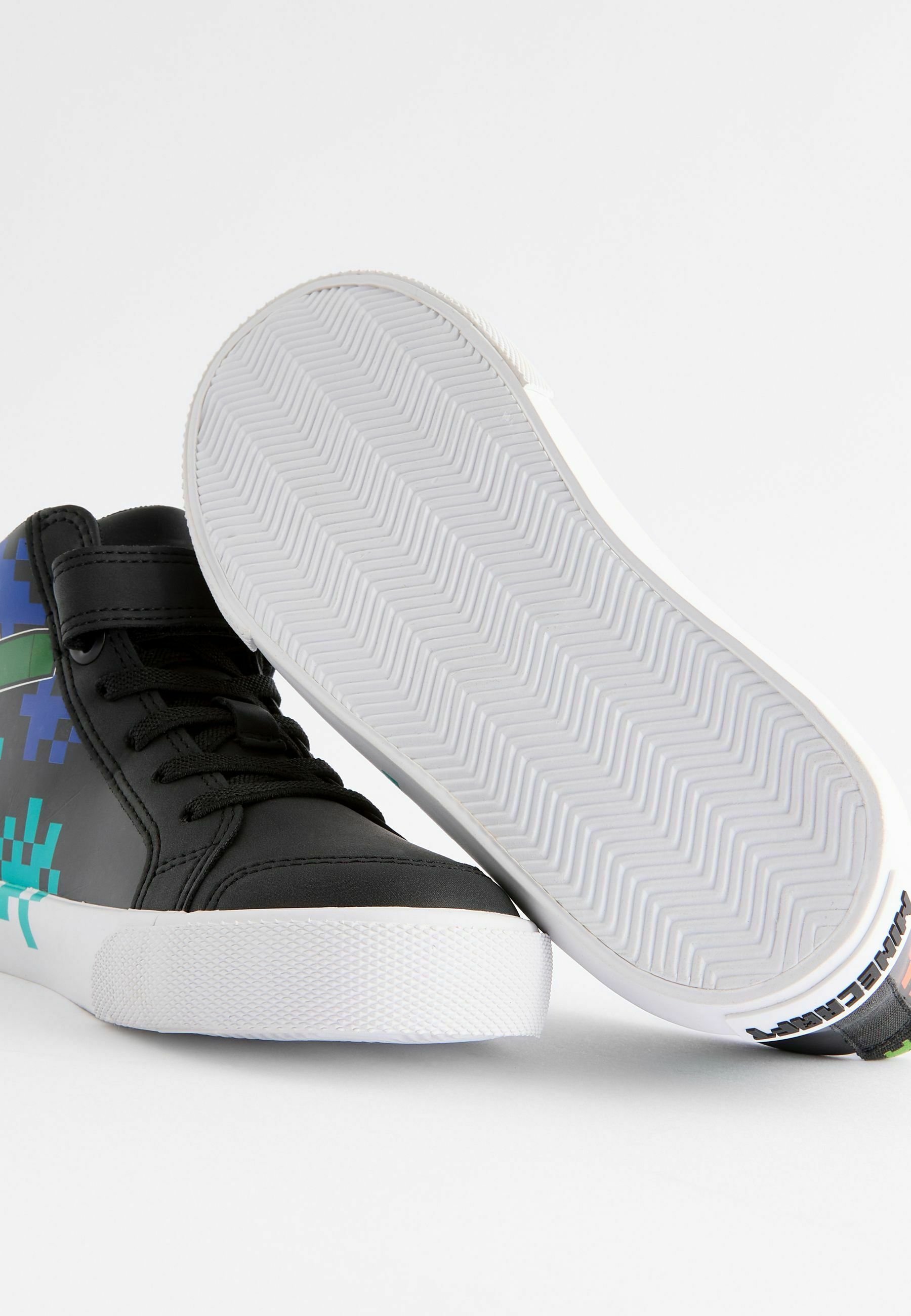 Next MINECRAFT ELASTIC LACE - Sneakers high - black/negru - Zalando.ro