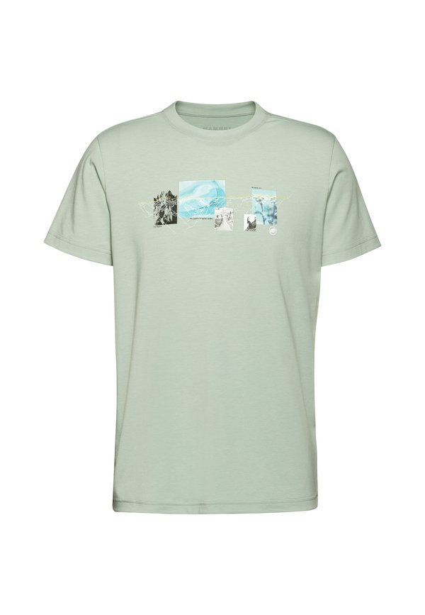 MOUNTAIN - Print T-shirt - silver sage2