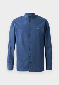 Unselected, dark denim blue
