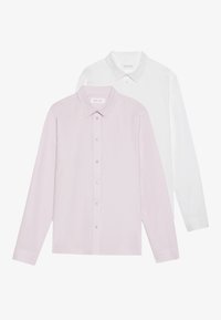 2 PACK - Cămașă elegantă - white/light pink