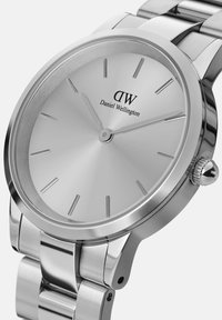 Daniel Wellington ICONIC LINK UNITONE 28 S SILVER - Ura - silver-coloured