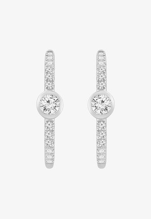 Ethische Diamanten, Náušnice - white gold-coloured