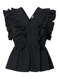 YASRUNA RUFFLE - Blouse - black