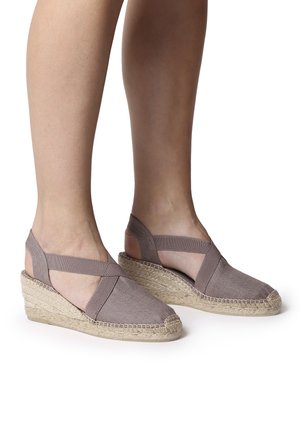 TER - Keilsandalette - taupe