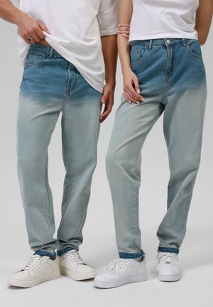 UNISEX - Jeans a sigaretta - light blue with mid blue wash