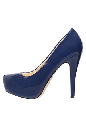 Plateaupumps - dark blue