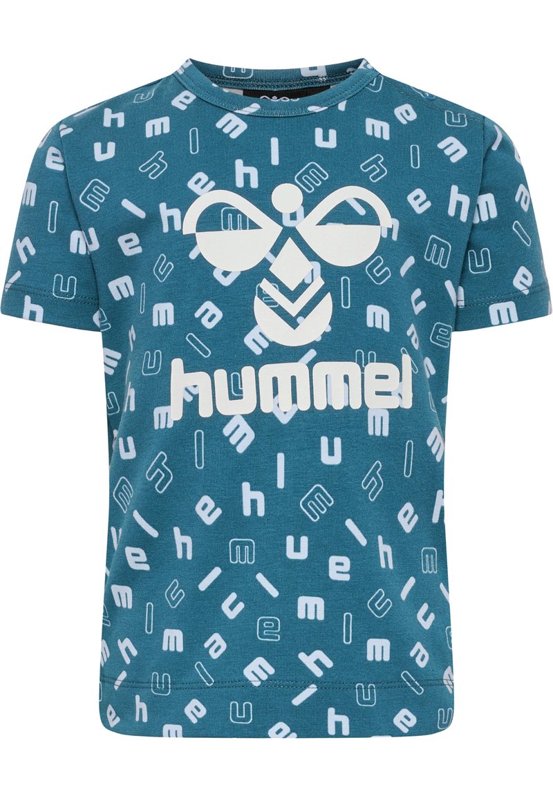 Hummel T-shirt print petrol