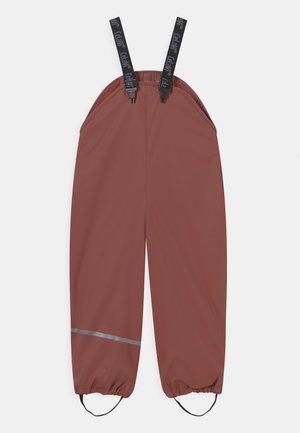 RAINPANTS SOLID UNISEX - Spodnie przeciwdeszczowe - mahogany