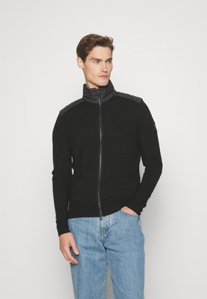 Belstaff KELBY ZIP CARDIGAN - Cardigan - black