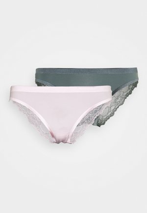 CRYSTAL 2 PACK - Briefs - pink/green