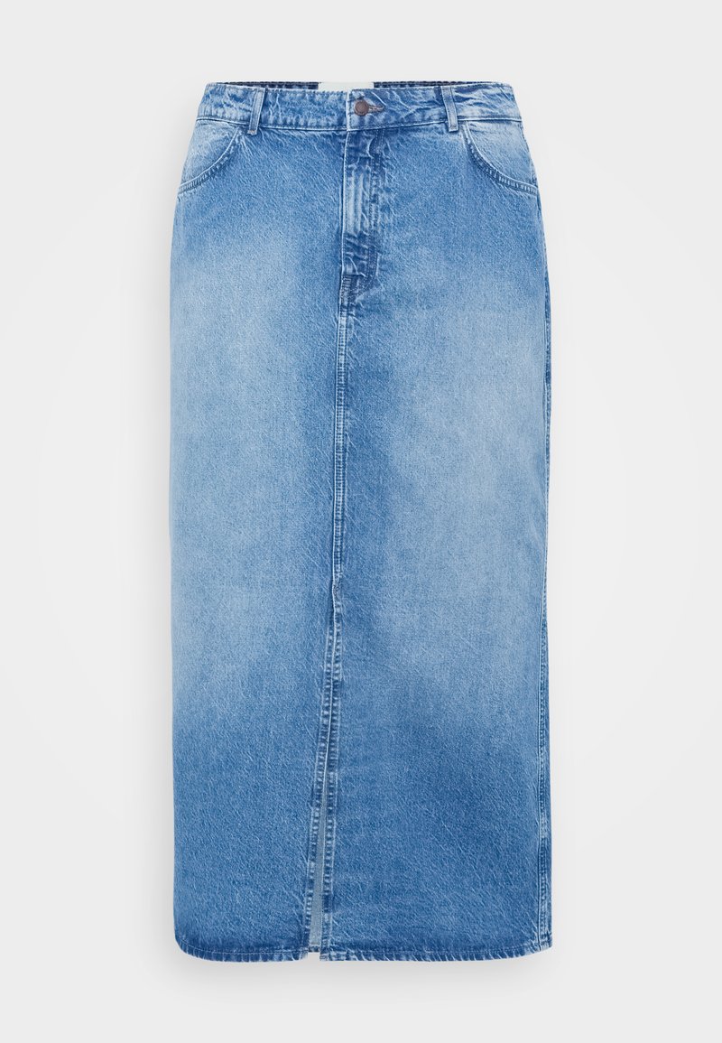 ONLY Carmakoma Jeansrok blauw denim/bluedenim ONLY Carmakoma Jeansrok blauw denim/bluedenim