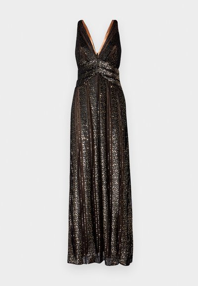 Halston ESRA STRIPED - Oblačila za posebne priložnosti - black