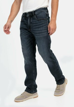 5-POCKET MIT THERMO - Jeans Straight Leg - indigo
