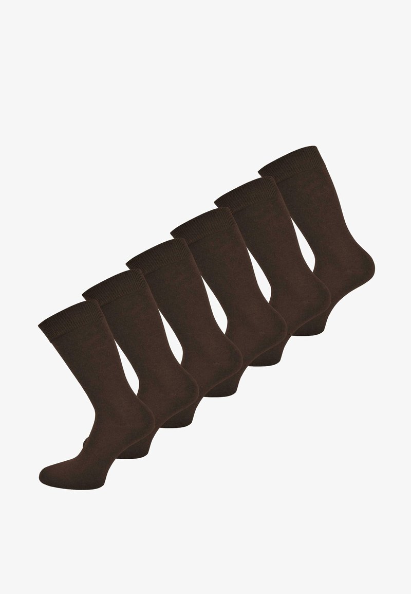 Normani 6 PACK - Socken - dunkelbraun